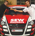 SEW-Eurodrive MD Urs Roos (left) and Eddie Rodrigues